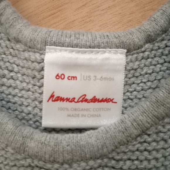 NWOT 3-6m Hanna Andersson Organic Cotton Knitted Tank and Shorts Combo - Picture 2 of 5